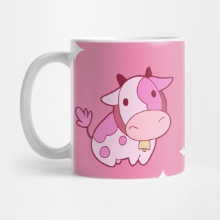 "Happy Birthday" Pink Cow Mug